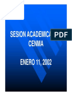 Sesion Clinica 1 Cenma 2002