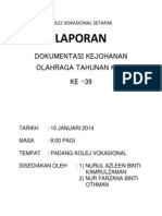 Laporan Dokumentasi Kejohanan Olahraga Tahunan