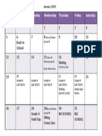 january calendar