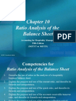 Ratio Analysis of The Balance Sheet: Accounting For Hospitality Managers Fifth Edition (362TXT or 362CIN)
