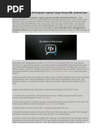 Download Cara Install BBM Di Komputer Laptop Tanpa Punya BB by Anthony Hardin SN198063454 doc pdf