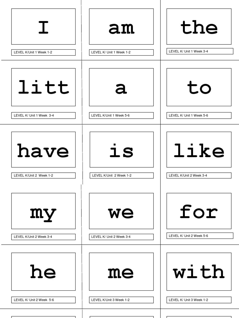 Kindergarten sight words worksheets free printables picture