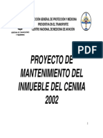 PROYECTO CENMA MANTENIMIENTO