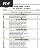 Programa Módulos Tópicos CEF Cidadania