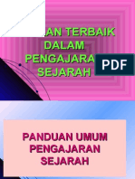 Amalan Terbaik Dalam P & P Sejarah