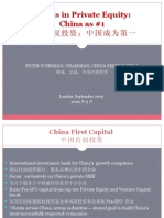 Trends in Private Equity - China As #1