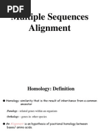 Multiple Seq Alignment