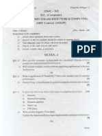 Exam Paper BE Comp. (PU) Advanced Comp Arch 09