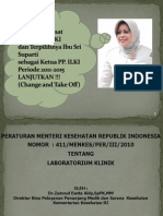 Sosialisasi Permenkes 411 - DR - Zamrud Ewita Aldy, SPPK, MM