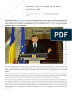Antonescu: Am 32% Intenție de Vot. Ponta Are 24% Sau 25%