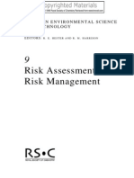 Risk Assessment and Risk Management: Issues in Environmental Science and Technology