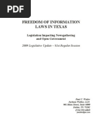 Download Texas open government laws 2009 legislative update by jpeebles SN19821255 doc pdf