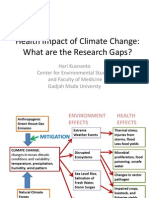 Health Impacts of Climate Change: Research Gaps