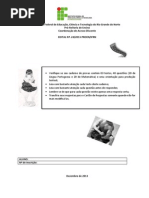 PROVA_Tecnico Integrado 2014