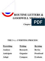 Routine Letters & Goodwill Messages