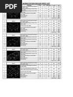 Modular Dealer Price List