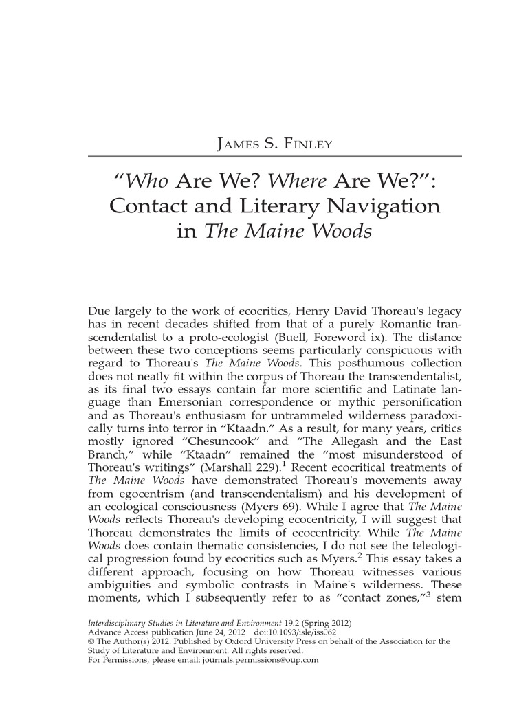 336 Full | PDF | Henry David Thoreau | Wilderness