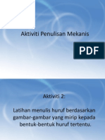 Aktiviti Penulisan Mekanis