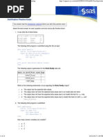 SAS Certification Practice Exam - Base Programming