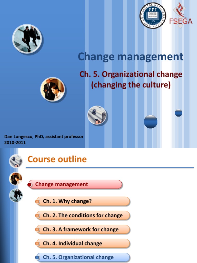 MS en Course 5 (Organizational Change) | PDF | Organizational Culture ...