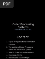 Order Processing Systems