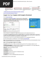 Download Sample Test Case Template with Examples Download  Software Testing Help by   SN198370982 doc pdf