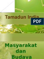 Tamadun India - Masy & Budaya