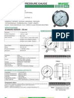 Pressure Gauge Specifications and Details | PDF | Pressure Measurement ...