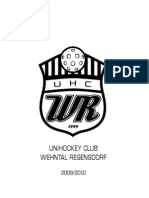 Saisonheft Unihockey Club Wehntal Regensdorf 2009/2010