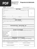 Ficha de Inscrição