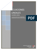 Ejercicios de Ecuaciones Lineales