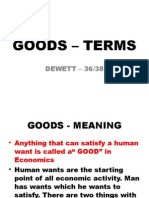 Goods - Terms & Concept: DEWETT - 36/38