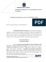 Usina Hidrelétrica de São Manoel – Ação Civil Pública nº 14123-48.2013.4.01.3600 (Petição inicial)