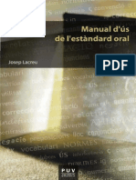 Manual D'ús de L'estàndard Oral PDF