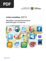 VS Sachsen - Internetatlas Naziaktivitäten Im Internet 2013