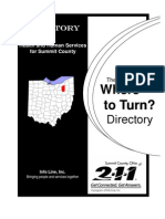 Where To Turn Sept 2009 - Complete Directory