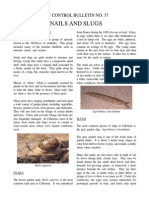 Snails and Slugs: Pest Control Bulletin No. 37