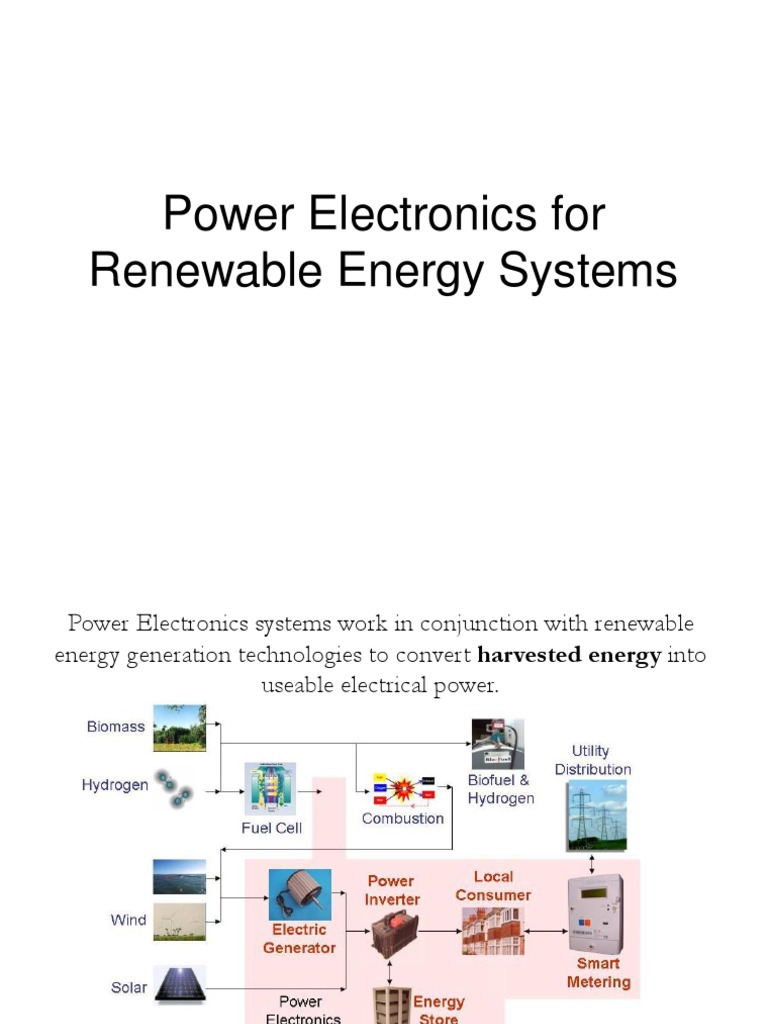 Power Electronics in Renewable Energy Systems | PDF | Power Inverter ...