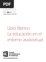 Libro Blanco La educación en el entorno audiovisual