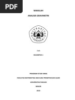 Makalah Gravimetri