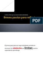 Breves Pautas Para Reflexionar