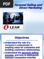 Personal Selling and Direct Marketing