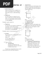 Mechanical Properties of Solids