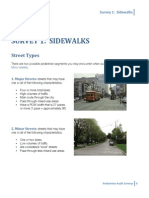 PBRI Revised Pedestrian Audit Tool--Sidewalks