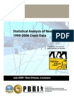 PBRI Statistical Analysis of New Orleans 1999 2006 Crash Data