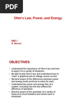 Ohm's Law, Power, and Energy