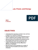 Ohm's Law, Power, and Energy