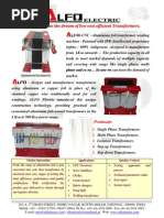 Alfo-Aluminium Foil Transformers Brochure