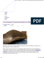 Parametric Urban Street Furniture-Bench