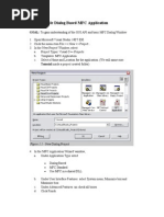 Simple Dialog Based MFC Application